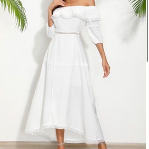 White maxi dress- New
